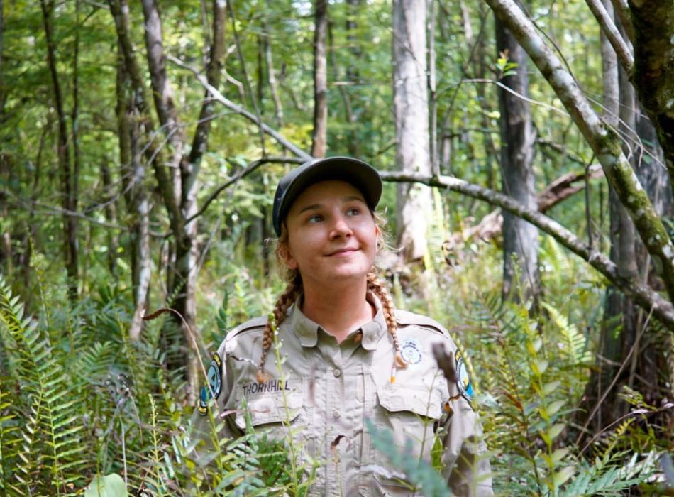 Park Ranger Rebecca Thornhill. 