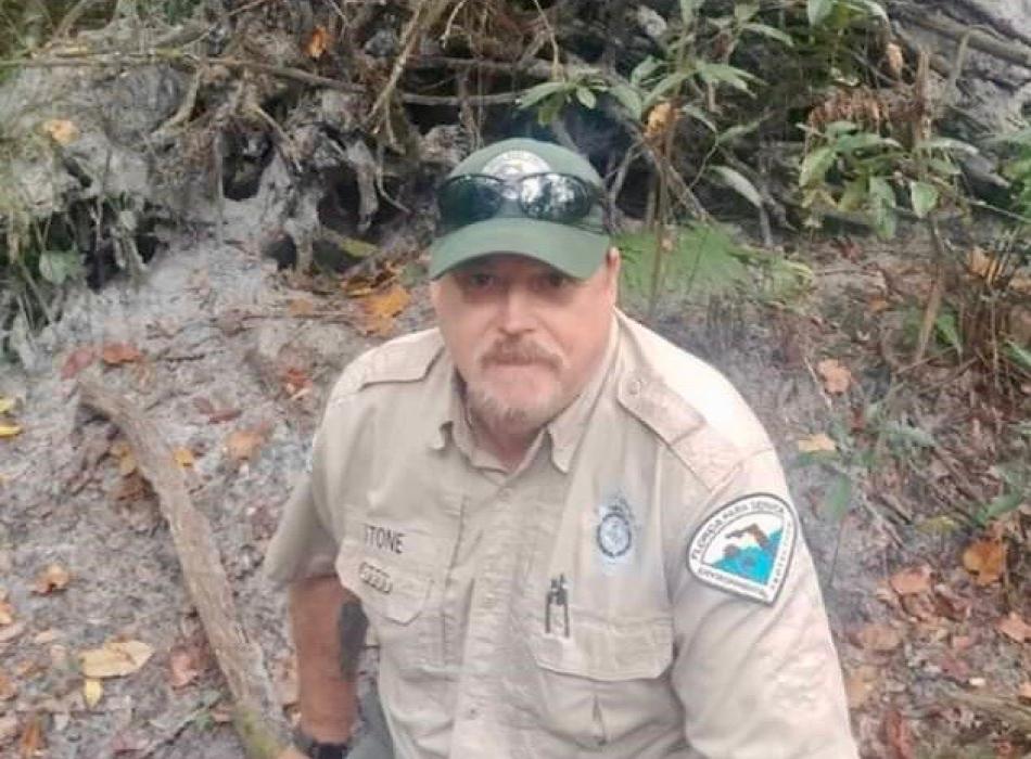 Park Ranger Jay Stone smiling at the camera